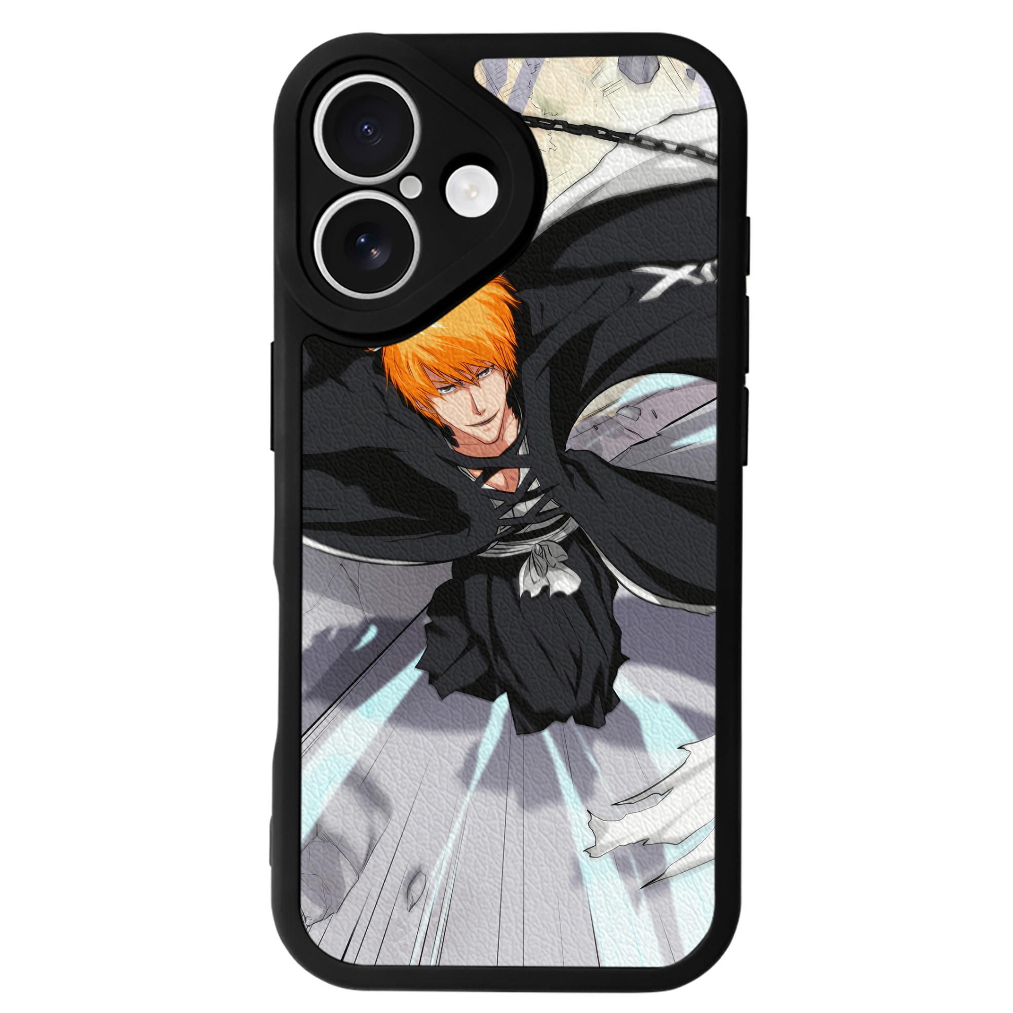 （画像用） ブリーチ BLEACH 【iPhone 16シリーズ対応】シリコンスマホケース（レザー調） 材質：シリコン